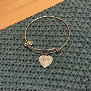 Disney Minnie Mouse Mickey Silver Alex Ani Style Bracelet ILL BE YOUR MINNIE thumbnail 2