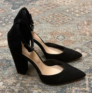 Aldo Black Suede Women's Heels thumbnail 1