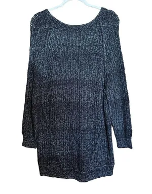 Free People Tunic Sweater Womens Large Multicolor Chunky Pullover Sweatshirt thumbnail 6