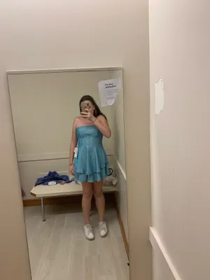 B Darlin Homecoming Dress Strapless  thumbnail 3