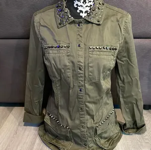 GUESS LOS ANGELES Green Jacket Size XS thumbnail 1