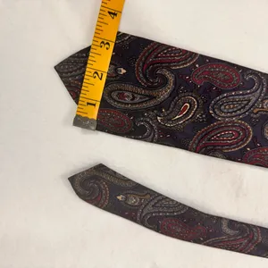 The Cotswold Collection Men’s Tie Paisley Silk Hand Made Necktie USA Made thumbnail 5
