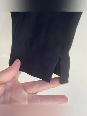 Old Navy black WOW flat front cropped pants trousers work office fall winter 18 thumbnail 3