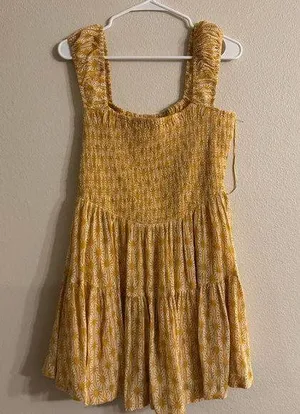 Free people Golden Smocked Dress thumbnail 1