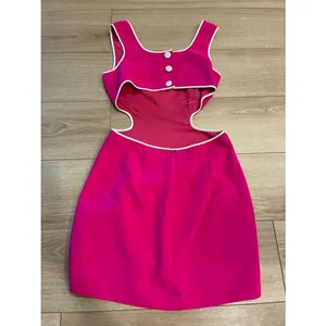 Amanda Uprichard Women’s Beeba Dress Hot Pink White Mini Open Back Size M thumbnail 5