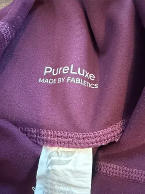 Fabletics PureLuxe High-Waisted Leggings Maroon Size Small - C3-212 thumbnail 2
