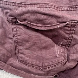 express cuffed chino shorts purple low rise shortie size 2 distressed thumbnail 12