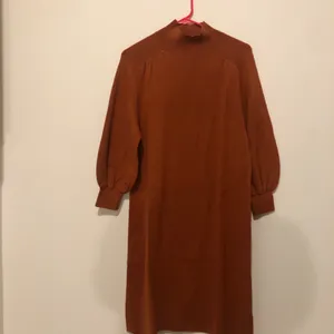 Maeve Anthropologie Midi Sweater Dress Womens Medium Orange Rust Tunic thumbnail 2