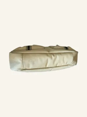 Gucci Sherry Line Beige Tan Canvas Crossbody Shoulder Bag Adjustable Strap thumbnail 8