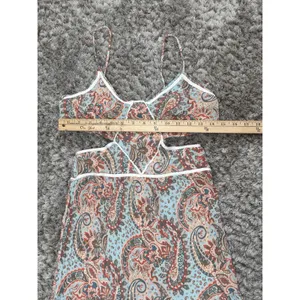 Blue B Collection Women’s Maxi Dress Paisley Boho Strappy V-Neck Beach Resort S thumbnail 14