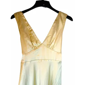 Yellow Satin Saints & Secrets Gown - Size S thumbnail 6