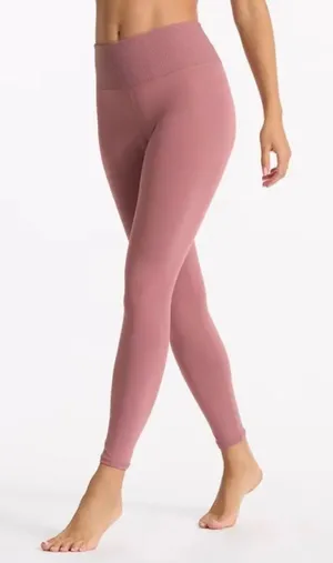 Vuori NWT Rib Studio High-Waisted Leggings Marsala Size M thumbnail 1