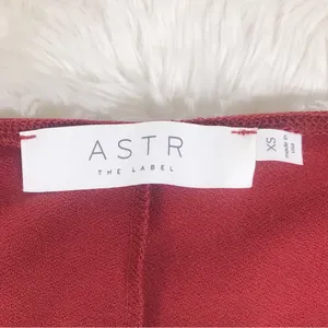 ASTR Brick Red Cutout Long Sleeve Midi Dress Size‎ XS Cockail Party Fall Winter thumbnail 5