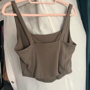 Victorias Secret Knit Corset Tank Top thumbnail 5