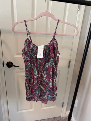 Multicolor Paisley Tank Top Multiple thumbnail 2