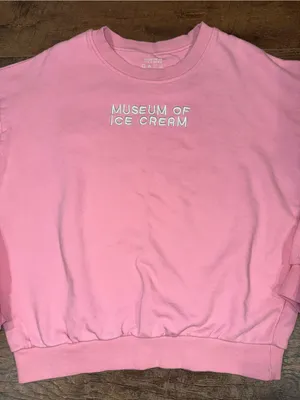 Museum of Ice Cream Crewneck Sweatshirt in Bubblegum Pink Adult XL thumbnail 6