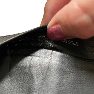 Tory Burch Reva Ballet Flats Women’s‎ 6.5 Travel Black Leather Silver Medallion thumbnail 10