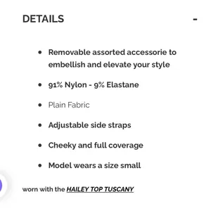 ONEONE Swimwear bikini set thumbnail 6