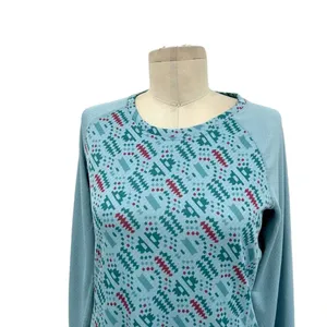 Patagonia Capilene Midweight Crewneck Top IceFall Big Sky Blue Size‎ Medium thumbnail 4