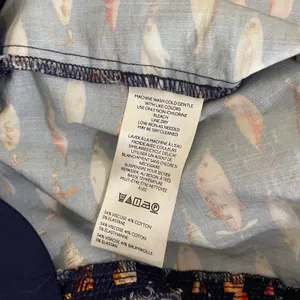 NWT!! Anthropologie MAEVE Fishing Lures Capri Pants Elastic Waist Cropped Medium thumbnail 14