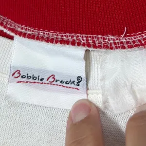 Vintage Bobbie Brooks‎ Cream Floral Print Sweatshirt Women's Size L thumbnail 5