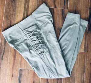 All In Motion Yoga Pants Full Length Sage Green XL Activewear thumbnail 1