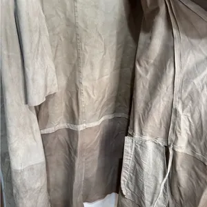 GERARD DAREL GOAT Suede Jacket‎ Longline Coat 38 thumbnail 7