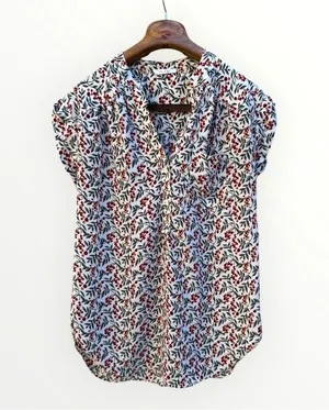 Floral Berry Blouse thumbnail 1