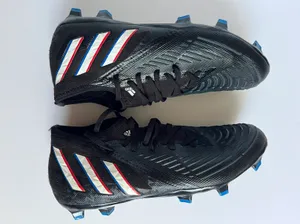 Adidas PREDATOR EDGE.3 Firm Ground Soccer Cleats | Black | Men's thumbnail 2