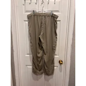 Jones New York Jones & Co Green Khaki Lyocell Elastic Waist Pants Plus Size 1X Lagenlook Earthy thumbnail 4