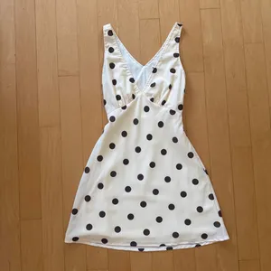 Princess Polly Nellie cream and black polka dot mini dress thumbnail 2