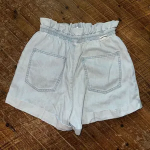 Billabong beachy paperbag flowy M denim surf shorts thumbnail 2