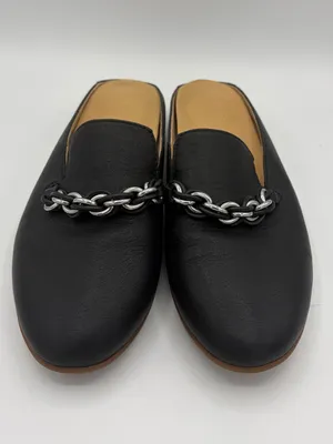 Dansko Leora Nappa black leather slip on mule women’s 40/10 chic mature comfort thumbnail 2