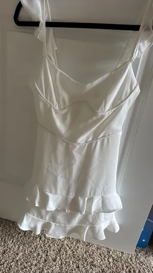 White Dress Shein thumbnail 6