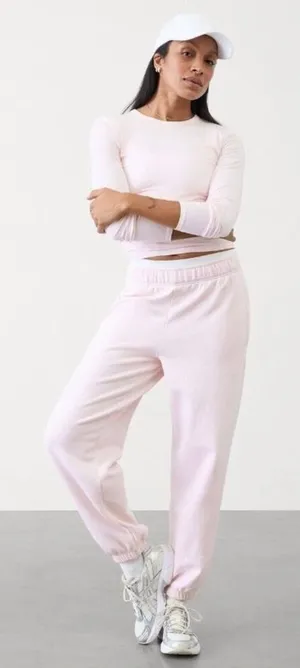 Athleta women’s joggers pink thumbnail 1