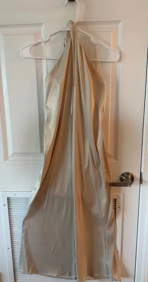 Altar'd State Champagne Maxi Dress thumbnail 1