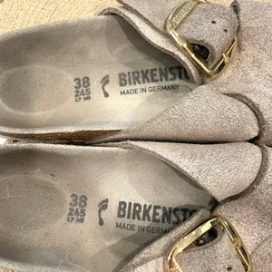 Birkenstock Metallic Rose Gold Siena Big Buckle Cross Strap Sandal EU 38 Coastal thumbnail 4