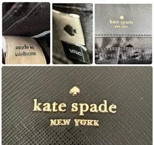 Kate Spade NY black leather crossbody thumbnail 13