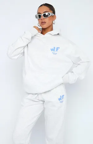 White fox new standard hoodie thumbnail 2