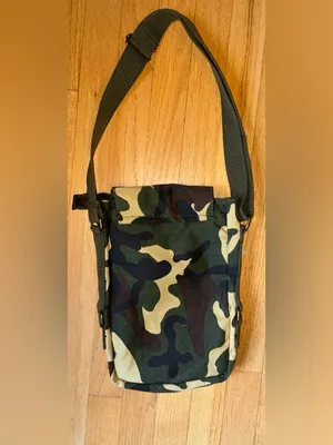 Rothco Camo Crossbody Messenger Bag - Green, Brown thumbnail 3