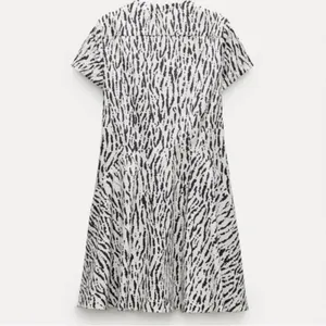 Zara White and Black Patterned Mini Dress thumbnail 7