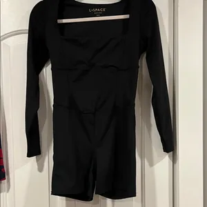 LSpace Black‎ Long Sleeve Romper medium thumbnail 2