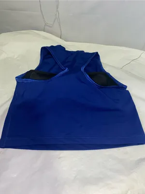 Nike Royal Blue Sleeveless High-Neck Tank Top thumbnail 2