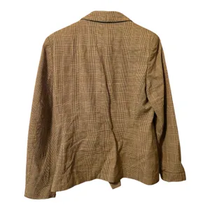 Talbots Blazer Womens 6 Brown Excellent Worsted Wool Double Breasted Glen Plaid thumbnail 2