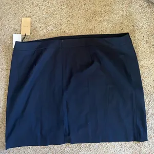 Halogen Navy Mini Skirt Size 26 NWT Office Workwear Womens thumbnail 3