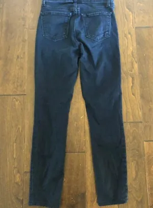 Dark Wash Skinny Jeans Size 25 thumbnail 3