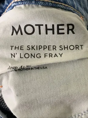 Mother Superior The Skipper Short N' Long Fray shorts women's size 26 thumbnail 4