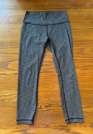 Gray Lululemon leggings size 8  thumbnail 1
