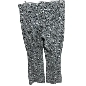 Maeve The Margot Kick Flare Cropped Pants Women’s Small Blue Floral Paisley thumbnail 3