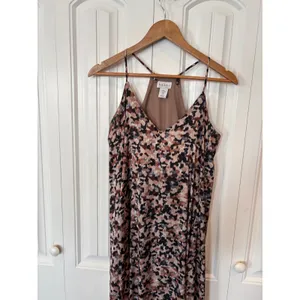 Nicole Miller‎ Tan Animal Print Maxi Dress Size Medium thumbnail 3